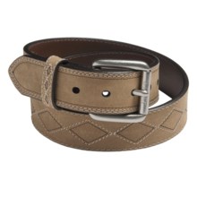Ariat Diamond Classic Belt - Removable Buckle (For Men) in Distressed Brown - Closeouts