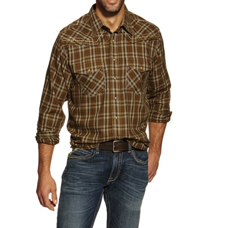 Ariat Hearne Plaid Shirt Snap Front, Long Sleeve (For Men)