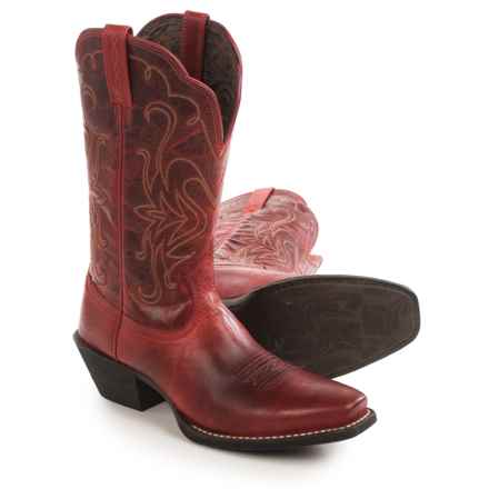 Leather Cowboy Boots Women - Yu Boots