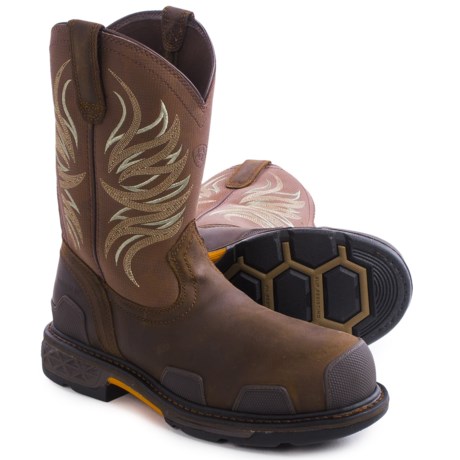 Ariat Overdrive Western Work Boots Composite Toe (For Men)