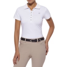 Ariat Prix Polo Shirt - Short Sleeve (For Women) in White - Closeouts