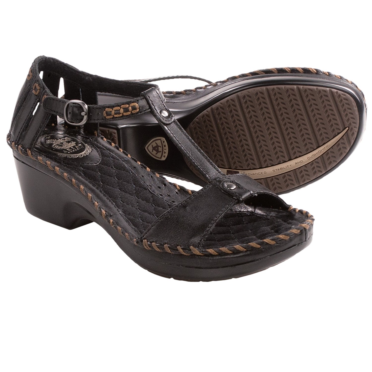 ariat black sandals