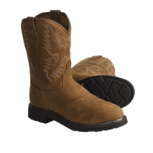 Ariat Sierra Saddle Work Boots - Waterproof (For Men) in Aged Bark - Closeouts