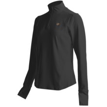 Ariat Ventura Shirt - Zip Neck, Long Sleeve (For Women) in Black - Closeouts
