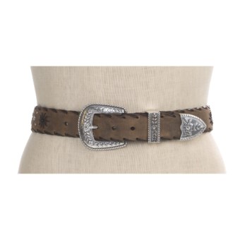 Ariat Western Star Belt - Distressed Leather (For Women) in Brown