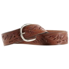 Ariat Weston Belt - Leather (For Men) in Antique Brown - Closeouts