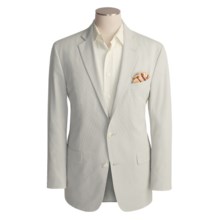 Arnold Brant Seersucker Sport Coat - Cotton-Rich (For Men) in Grey/White - Closeouts