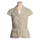 Asara Washed Linen-Cotton Jacket - Short Sleeve (For Women)