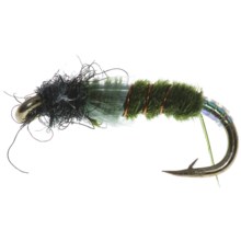 Ascending Midge Pupa Nymph Fly - Dozen in Olive - Closeouts