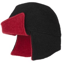 Asian Eye Amelia Flyer Cap - Boiled Wool (For Women) in Black/Red - Closeouts
