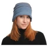 Asian Eye Anne Bucket Hat - Boiled Wool, Top Stitching (For Women)