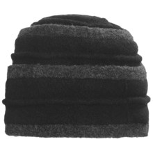Asian Eye Coraline Turban Hat - Boiled Wool (For Women) in Gray/Black - Closeouts