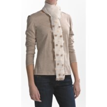 Asian Eye Elfin Scarf (For Women) in Cream - Closeouts