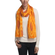 Asian Eye Fiji Scarf (For Women) in Orange - Closeouts