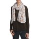 Asian Eye Fiona Light Floral Cotton Print Scarf