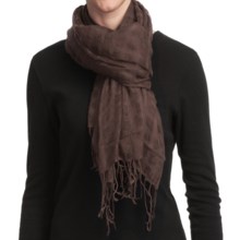 Asian Eye Grace Shawl - Wool (For Women) in Brown - Closeouts