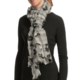 Asian Eye Harmony Rose Scarf - Wool (For Women)