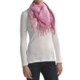 Asian Eye Hipster Ombre Scarf - Rivet Trimmed (For Women)