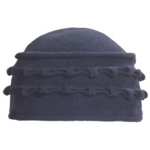 Asian Eye Lulu Hat - Boiled Wool (For Women) in Navy - Closeouts