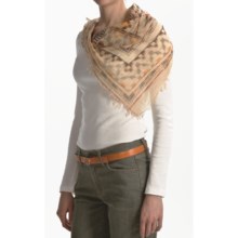 Asian Eye Sedona Triangle Scarf - Cotton (For Women) in Brown - Closeouts