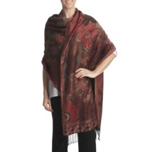 Asian Eye Seville Wrap (For Women) in Grey - Closeouts