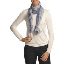 Asian Eye Whisper Wool Ombre Scarf (For Women) in Blue - Closeouts