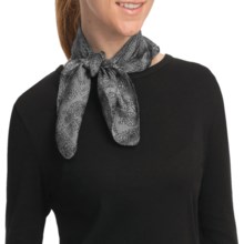 Asian Eye Zuma Scarf - Silk (For Women) in Gray - Closeouts