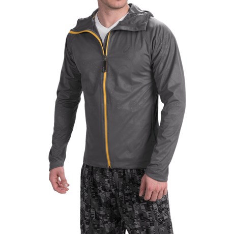 ASICS FujiTrail Soft Shell Jacket Full Zip, Hooded (For Men)
