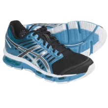 Asics GEL-Cirrus33 Running Shoes (For Women) in Black/Granite/Electric Turquoise - Closeouts