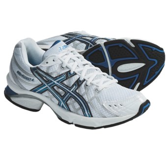 Asics GEL-Fluent 4 Running Shoes (For Women) in White/Malibu/Silver