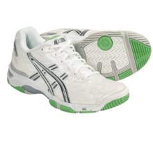 Asics GEL-Game 3 Tennis Shoes (For Women) in White/Storm/Irish Green - Closeouts