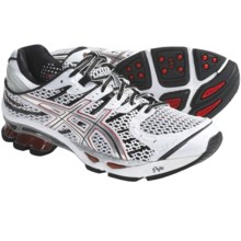 Asics GEL-Kinetic 4 Running Shoes (For Men) in White/Lightning/Flame - Closeouts