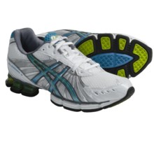 Asics GEL-Kushon 3 Running Shoes (For Women) in White/Island Blue/Lime - Closeouts