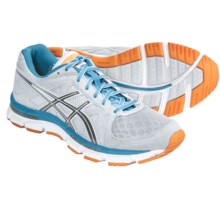 Asics GEL-Neo33 Running Shoes (For Women) in Platinum/Titanium/Neon Blue - Closeouts