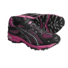 Asics GEL-Trabuco 13 GS Trail Running Shoes (For Youth) in Onyx/Black/Hot Pink - Closeouts