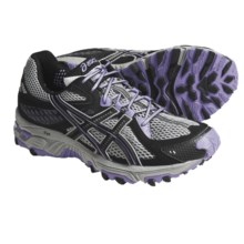 Asics GEL-Trabuco 13 Trail Running Shoes (For Women) in Platinum/Black/Violet - Closeouts