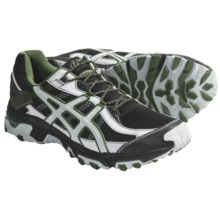Asics GEL-Trabuco 14 Trail Running Shoes (For Men) in Black/Cement/Army - Closeouts