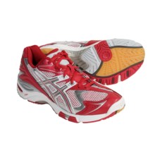 Asics GEL-Volleycross 2 Volleyball Shoes (For Women) in White/Red/Silver - Closeouts