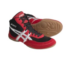 Asics Matflex 2 Wrestling Shoes (For Men) in Red/Silver/Black - Closeouts