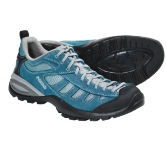 Asolo Ray ML Hiking Shoes - Suede (For Women) in Sea Blue