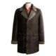 Aston Krek Shearling Coat with Patch Pockets (For Men)