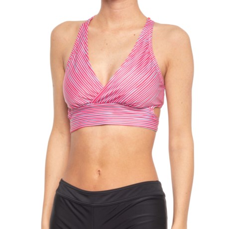 prAna Atalia Bikini Top - UPF 50+ (For Women) - PAPAYA TRADEWINDS (XS )