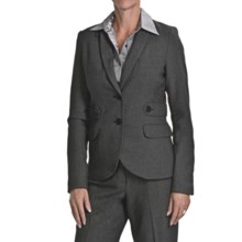 Atelier Luxe Birdseye Jacket - Elbow Patches (For Women) in Black - Overstock