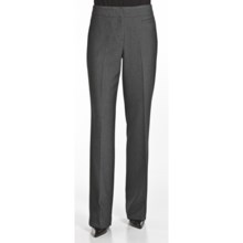 Atelier Luxe Birdseye Pants - Flat Front (For Women) in Black - Overstock