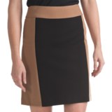 Atelier Luxe Color-Block Pencil Skirt - Ponte Knit (For Women)