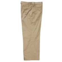 Atelier Luxe Cotton Sateen Capri Pants (For Women) in Khaki - Closeouts