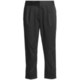 Atelier Luxe Cotton Sateen Capri Pants - Pleated, Cuffed (For Women)