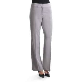 Atelier Luxe Debbie Twill Pants - Bootcut Leg (For Women) in Grey