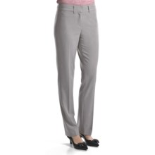 Atelier Luxe Laurel Cross-Dye Pants -Slim Leg (For Women) in Light Grey Heather - Closeouts