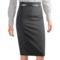 Atelier Luxe Straight Skirt - Belted (For Women) in Charcoal